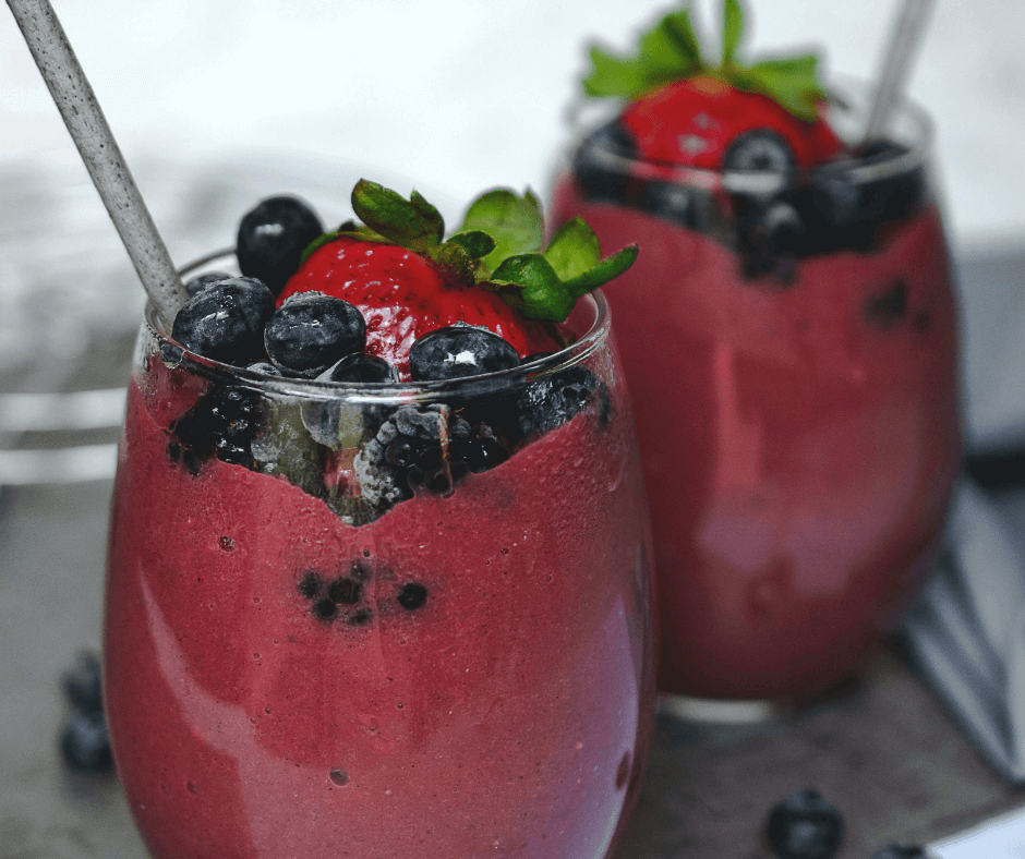 Blaubeer-Basilikum Blaubeer-Basilikum-Smoothie