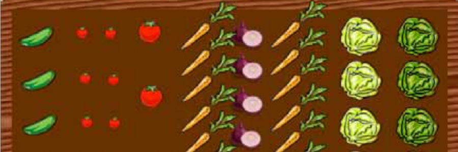 Beispiel zum Anpflanzen für Gemüse und Obst