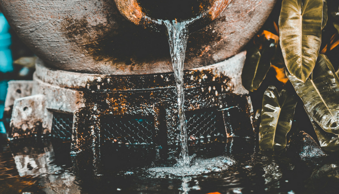 Springbrunnen für den Garten